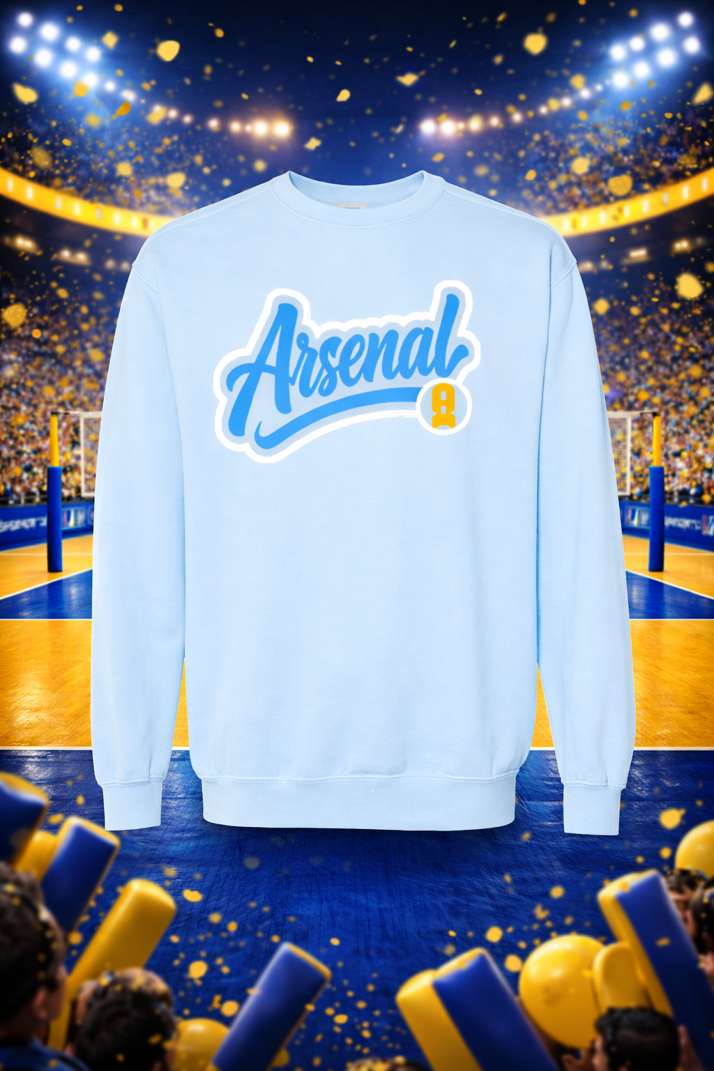 Arsenal Script- Comfort Colors Sweatshirt