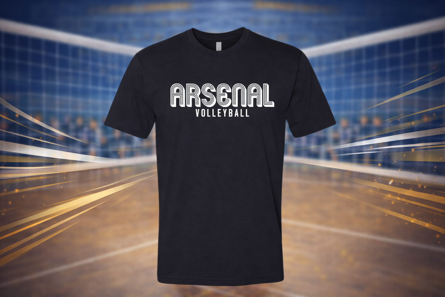 Arsenal Retro black tee