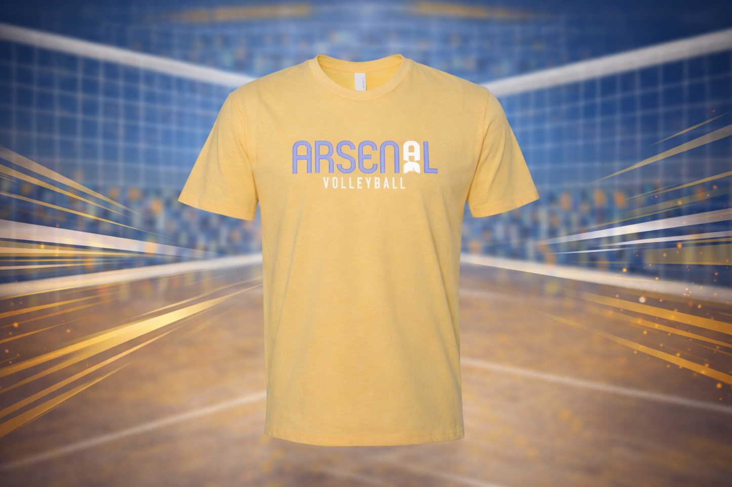 Arsenal-yellow club tee