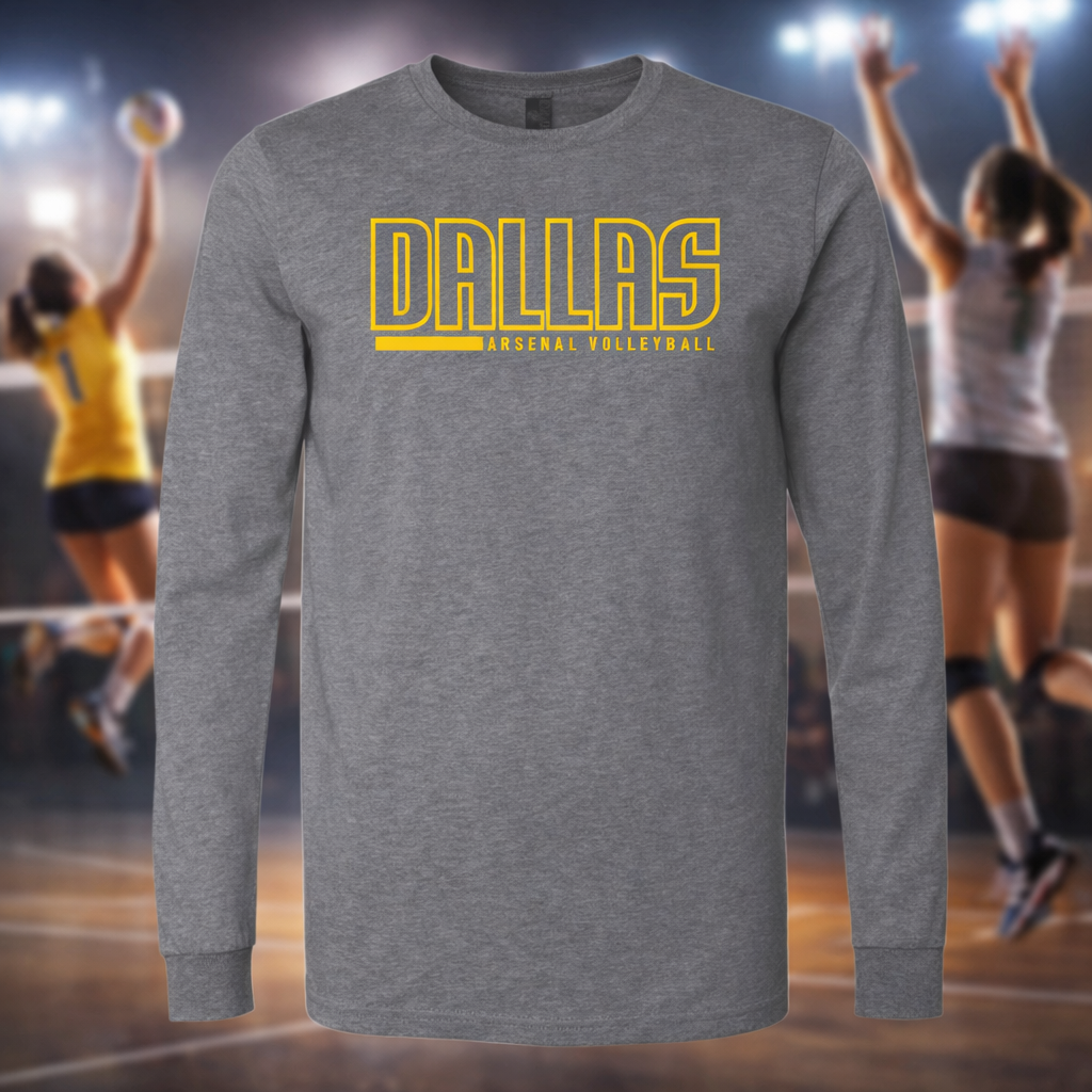 Arsenal Classic Thin Line Logo Long Sleeve Tee