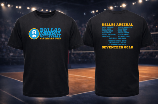 Arsenal 17- GOLD UNISEX TEE