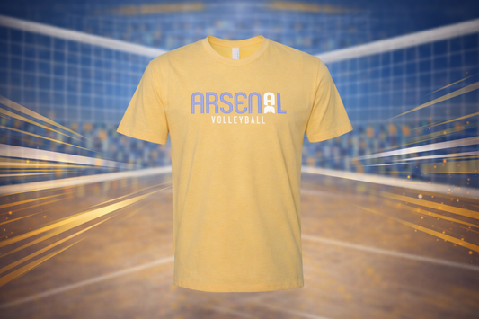 Arsenal-yellow club tee